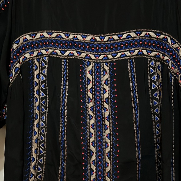 Nanette Lepore silk beaded dress - Picture 3 of 6